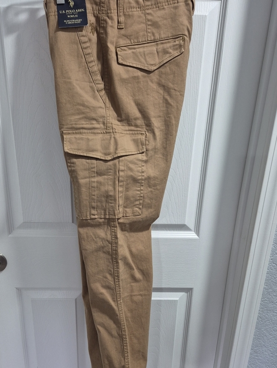 U.S. Polo Assn. Other - U.S. Polo Assn. Tan Cargo Pants with Flap Pockets 30X32